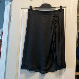 NWT Zadig &Voltaire Jiji  Blk Satin Skirt